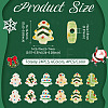 24Pcs 6 Colors Handmade Porcelain Beads PORC-TA0001-39-5