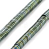 Electroplated Synthetic Non-magnetic Hematite Beads Strands G-B132-A01-01E-1