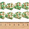 Buddhist Dyed Synthetic Turquoise Beads Strands GG-CBAAE19-01-5