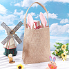 Easter Theme Jute & Cloth Rabbit Ear Gift Bags ABAG-WH0025-07A-5
