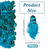Peacork Feather Ornaments for Kindergarten DIY Crafts AJEW-WH0596-800A-2