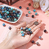 110PCS 10Colors Opaque Acrylic Beads OACR-TA0002-52-6