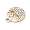 Alloy Crystal Rhinestone Pendants ALRI-C007-63LG-4