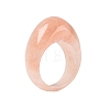 Natural Pink Aventurine Finger Rings for Unisex G-Q601-19G-4