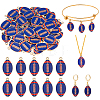 50Pcs Alloy Enamel Pendants ENAM-GA0001-24-1