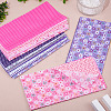 28Pcs 2 Colors Printed Cotton Fabric DIY-TA0014-86-7