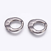 Tibetan Style Irregular Ring Bead Frames X-K081Z052-1