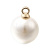 ABS Plastic Imitation Pearl Pendants FIND-H052-01F-01KCG-1