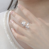 304 Stainless Steel Cuff Open Rings WG6E5AE-01-2