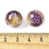 Two Tone Transparent Acrylic Beads OACR-D304-02I-3