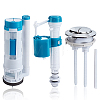 ABS Toilet Tank Fill Valve & Flush Valve Kit AJEW-WH0752-595-1