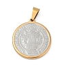 PVD Vacuum Plating 304 Stainless Steel Pendants X-STAS-A053-24C-PG-1