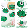 Frog's Head Shape Cartoon Style Polyester Knitted Costume Ornament Accessories DIY-BC0006-65-4