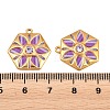 304 Stainless Steel Enamel & Rhinestone Pendants STAS-G398-26G-03-3