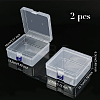 Polypropylene(PP) Storage Containers Box Case CON-WH0073-63-2