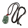 Natural Jadeite Pendant Necklaces G-H306-05-10-2