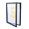 Rectangle Wood T-shirt Display Magnetic Boxes with Visible Window AJEW-WH0609-729-1