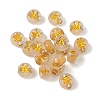 Luminous Transparent Acrylic Beads OACR-P037-01B-K-2