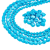 3 Sizes Dyed Synthetic Turquoise Beads Strands G-AR0004-83-1