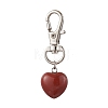 Natural Red Jasper Pendant Decorations HJEW-JM02908-05-1