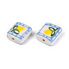 Handmade Porcelain Beads PORC-T134-16B-2