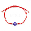 Handmade Lampwork Evil Eye Bead Braided Bracelets RO1505-1-1