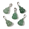 Natural Green Aventurine Pendants G-B127-03P-12-2