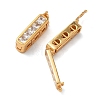 925 Sterling Silver Cubic Zirconia Twister Clasps STER-WH0007-28B-G-2