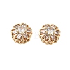 Brass Micro Pave Clear Cubic Zirconia Beads KK-Z059-02G-1