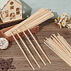 100Pcs Wood Craft Sticks DIY-OC0015-05B-4