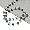 Dyed Natural African Turquoise(Jasper) Beads Strands G-Q167-A14-02-2