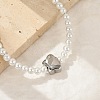 Plastic Imitation Pearl Beads Bracelets for Women BJEW-M056-12P-2