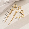 Stainless Steel Ring Tassel Earrings Sets OV1980-1-2
