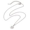 201 Stainless Steel Pendnat Necklaces NJEW-JN04764-01-2