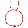 Bohemian Style Adjustable Nylon Cord Braided Bracelets LD0221-2-1