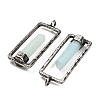 Natural Flower Amazonite Pendants GG-CBACC2B-06AS-03-2