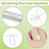 1Pc 925 Sterling Silver Ring Components FIND-BC0013-83A-4