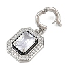 Brass Micro Pave Cubic Zirconia Pendants KK-K413-08P-2
