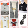 12 Pairs Vintage Alloy Buckle for Clothing & Bags FIND-PH0038-72B-5