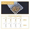 40Pcs 2 Colors 304 Stainless Steel Hooks STAS-DC0013-60-3