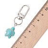 Dyed Synthetic Turquoise Pendant Decoration HJEW-JM04799-4