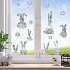 3Pcs Rabbit Rainbow Prism Electrostatic Window Stickers PW-WG31513-01-1