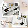 6 Grids Velvet Jewelry Display Trays ODIS-SP0002-24C-02-6