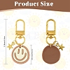 10Pcs 5 Styles PVC Plastic Pendant Decorations HJEW-YW00248-01-3