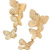 Butterfly Alloy Dangle Stud Earrings FS-WG3D962-01-5