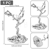 Alloy Crystal Ball Holders ODIS-WH0038-229A-P-2