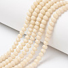 Opaque Solid Color Glass Beads Strands EGLA-A034-P2mm-D05-1