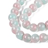 Transparent Glass Imitation Cat Eye Beads Strands GLAA-Q110-01B-11-3