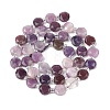 Natural Lilac Jade/Lepidolite Beads Strands G-N342-76B-3