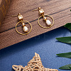 10Pcs 5 Styles Brass Clear Cubic Zirconia Beads KK-SW0001-02-8